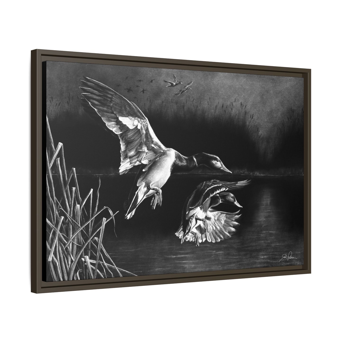 "Banded Brothers" Framed Canvas