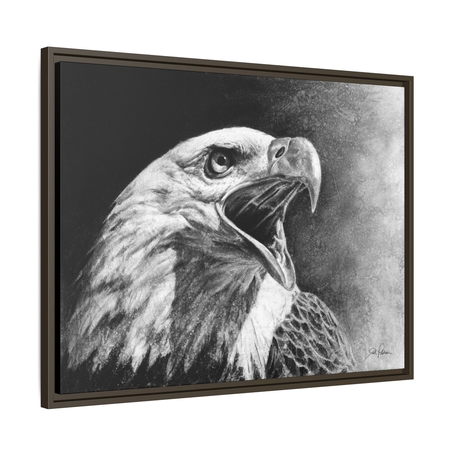 "Bald Eagle" Framed Canvas
