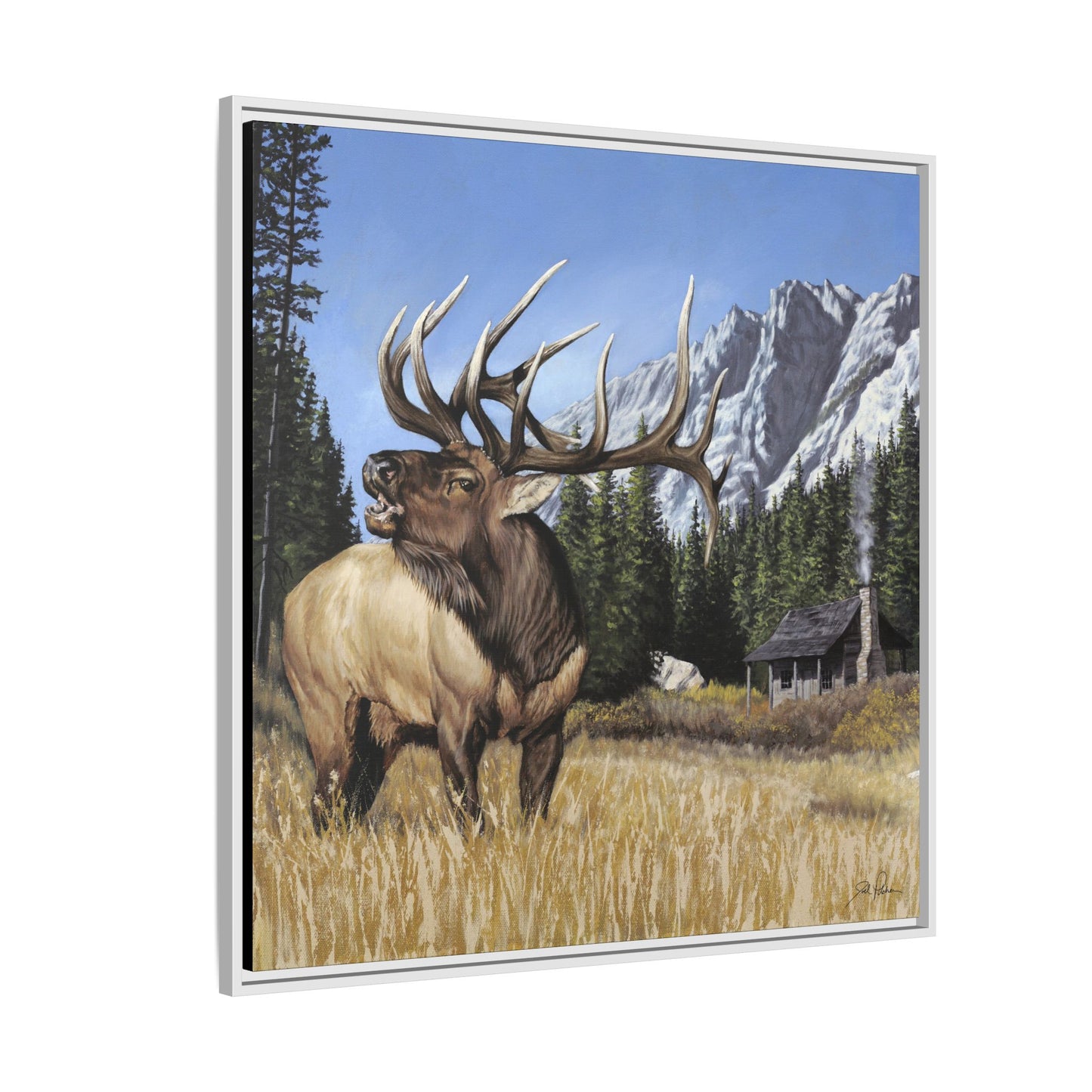 "Sanctuary" Framed Canvas