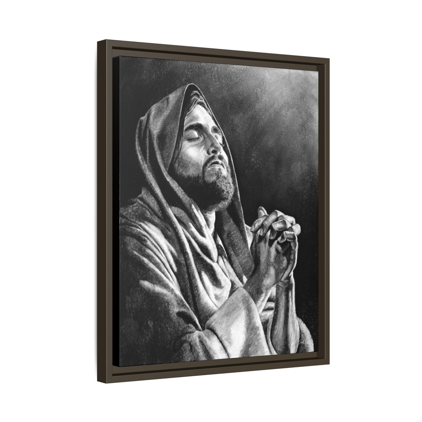 "Thy Will Be Done" Framed Canvas