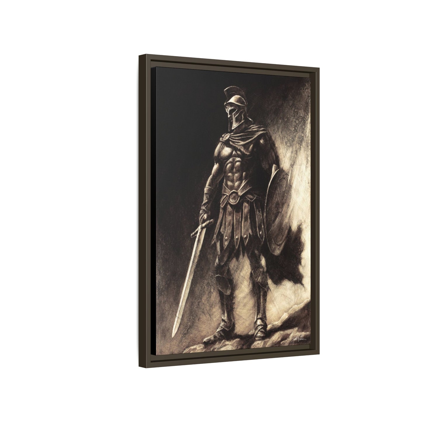 "Armor of God" Framed Canvas