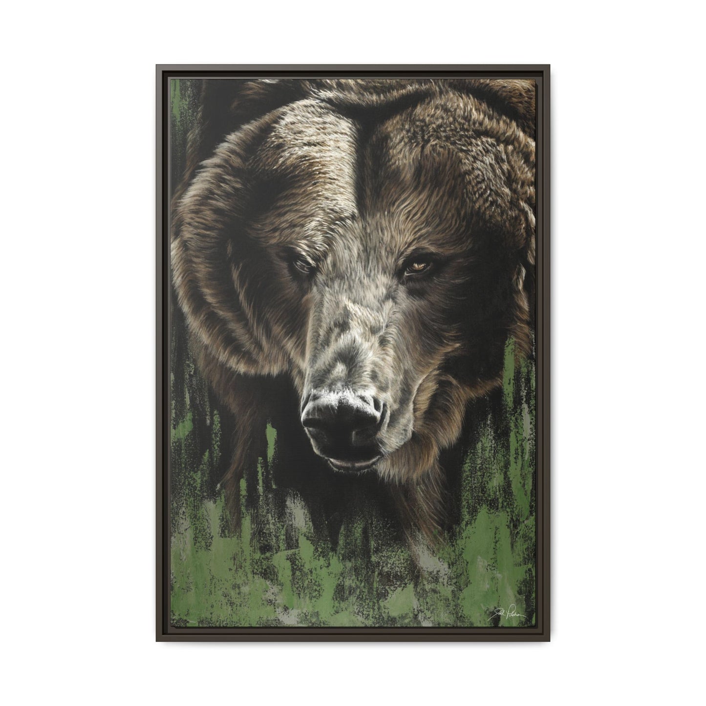 "Beast" Framed Canvas