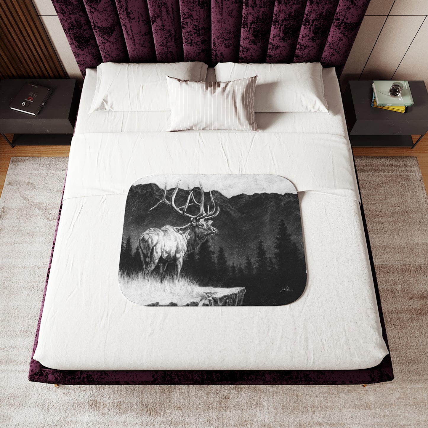 "Relentless" Sherpa Blanket.