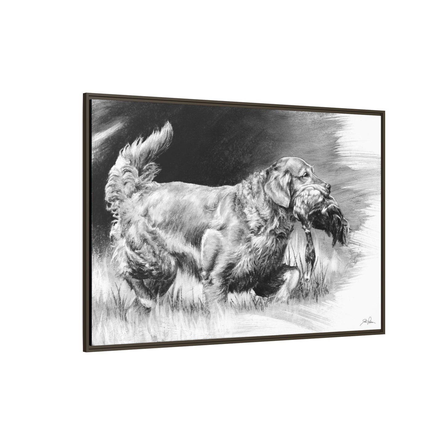 "Good Dog" Framed Canvas