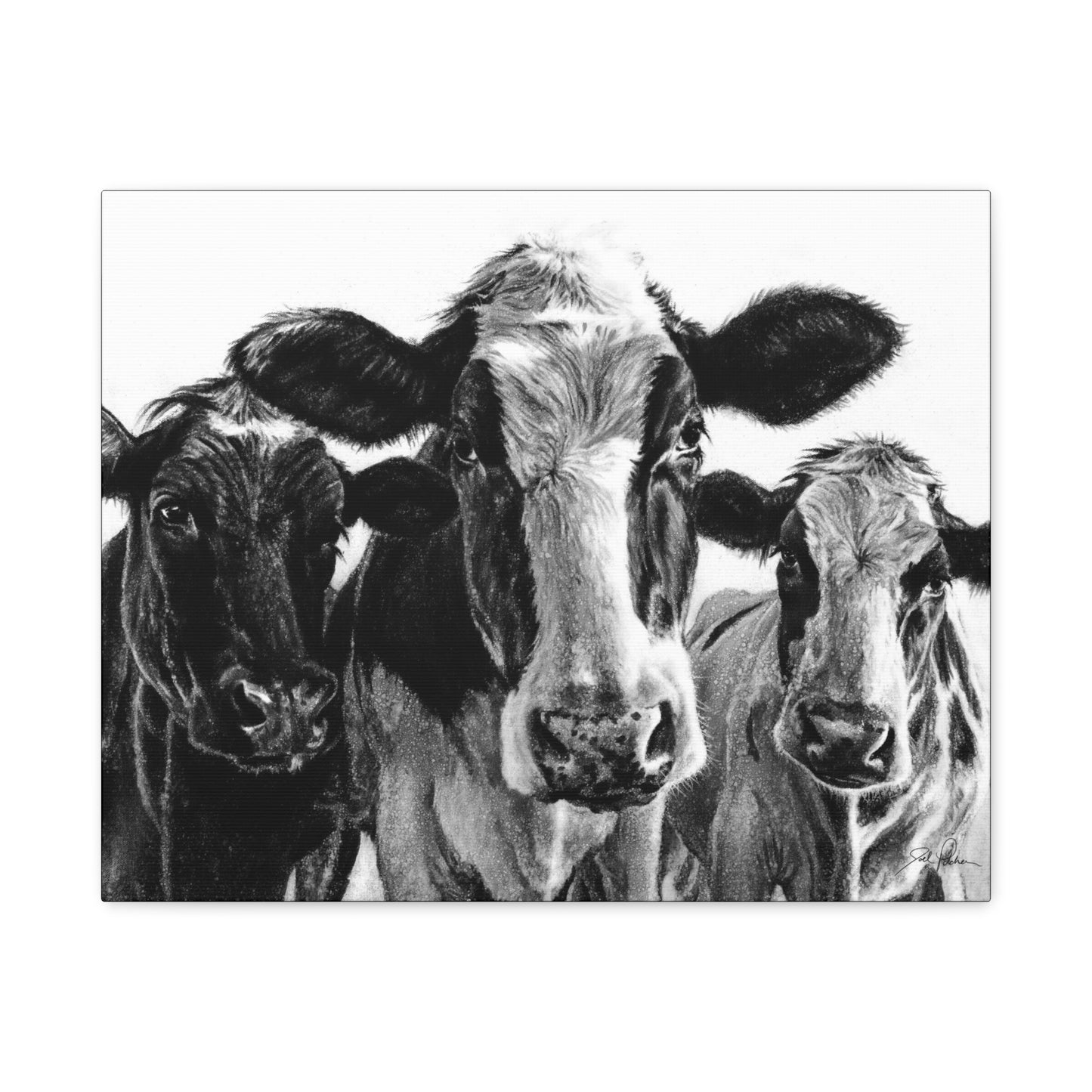 "Milk Maids" Stretched Canvas