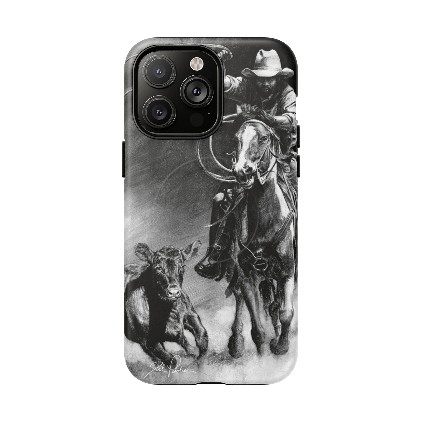"Calf Roping" Magnetic Tough Case