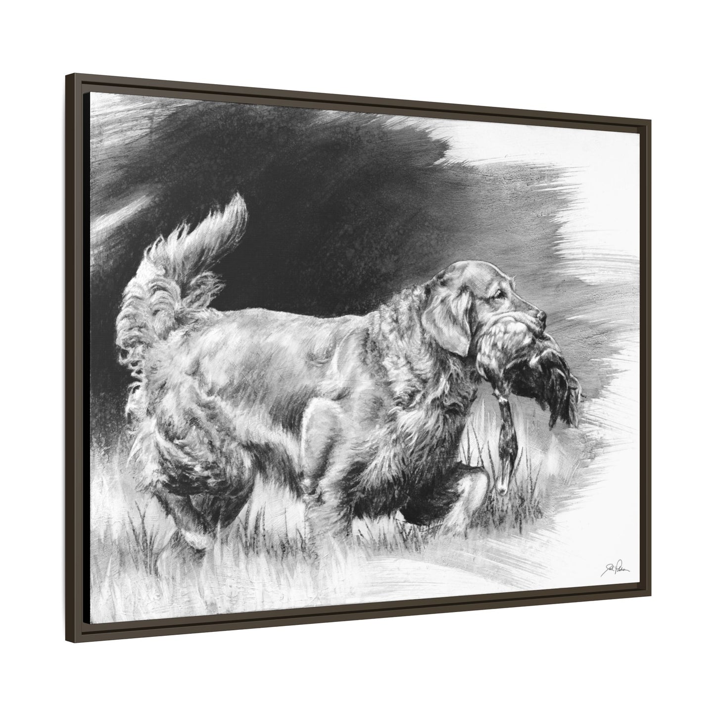 "Good Dog" Framed Canvas