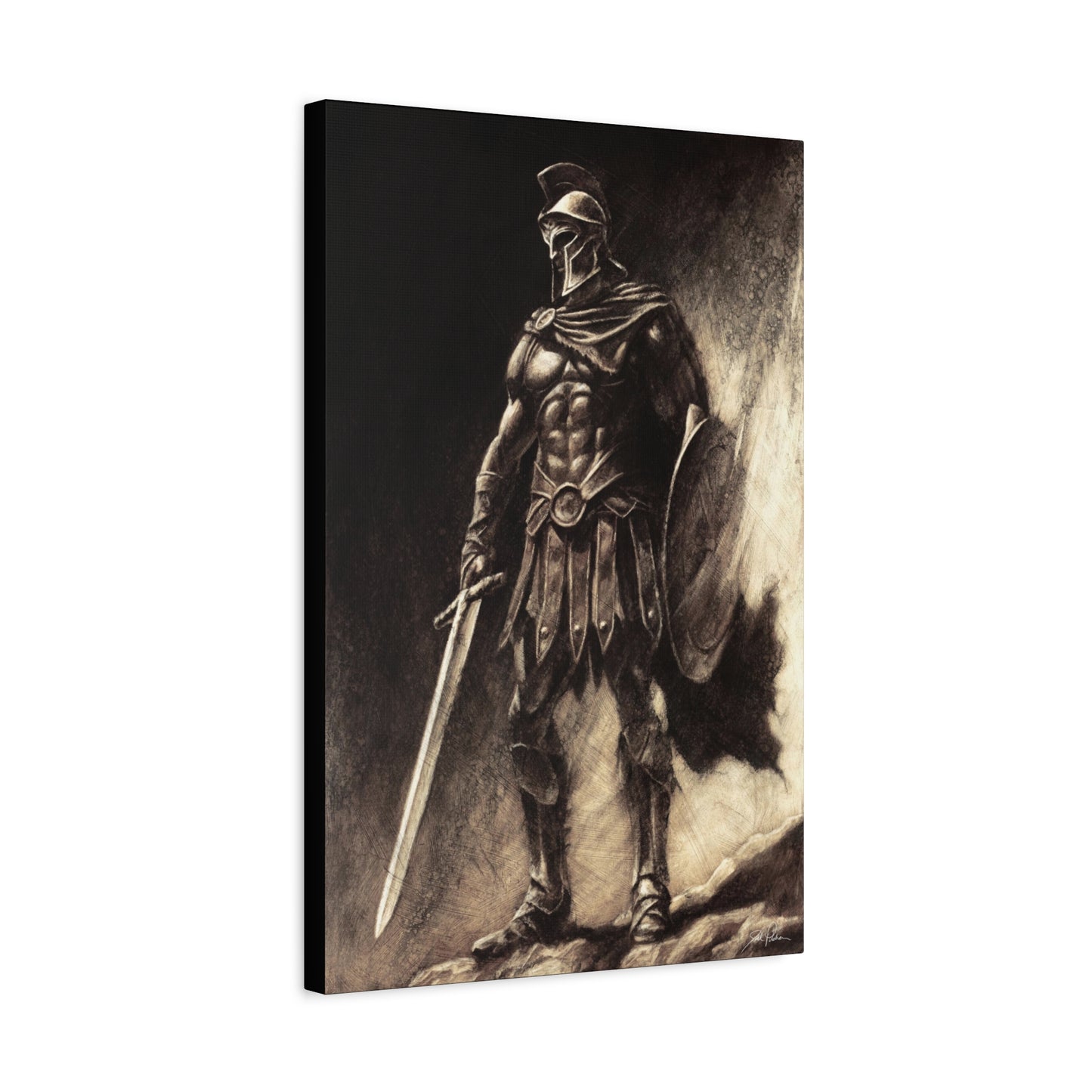 "Armor of God" Stretched Canvas