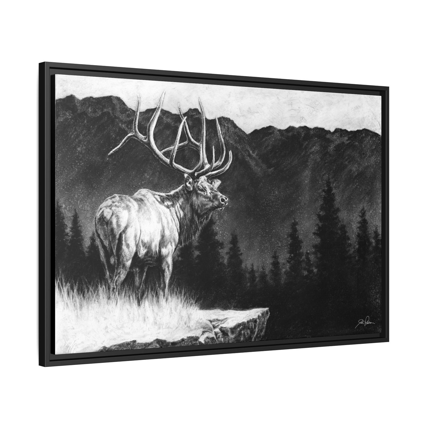 "Relentless" Framed Canvas