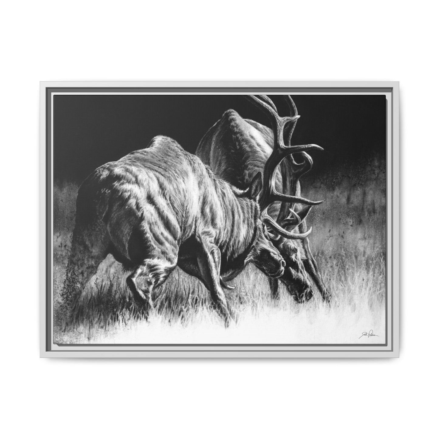 "Winner Takes All" Framed Canvas