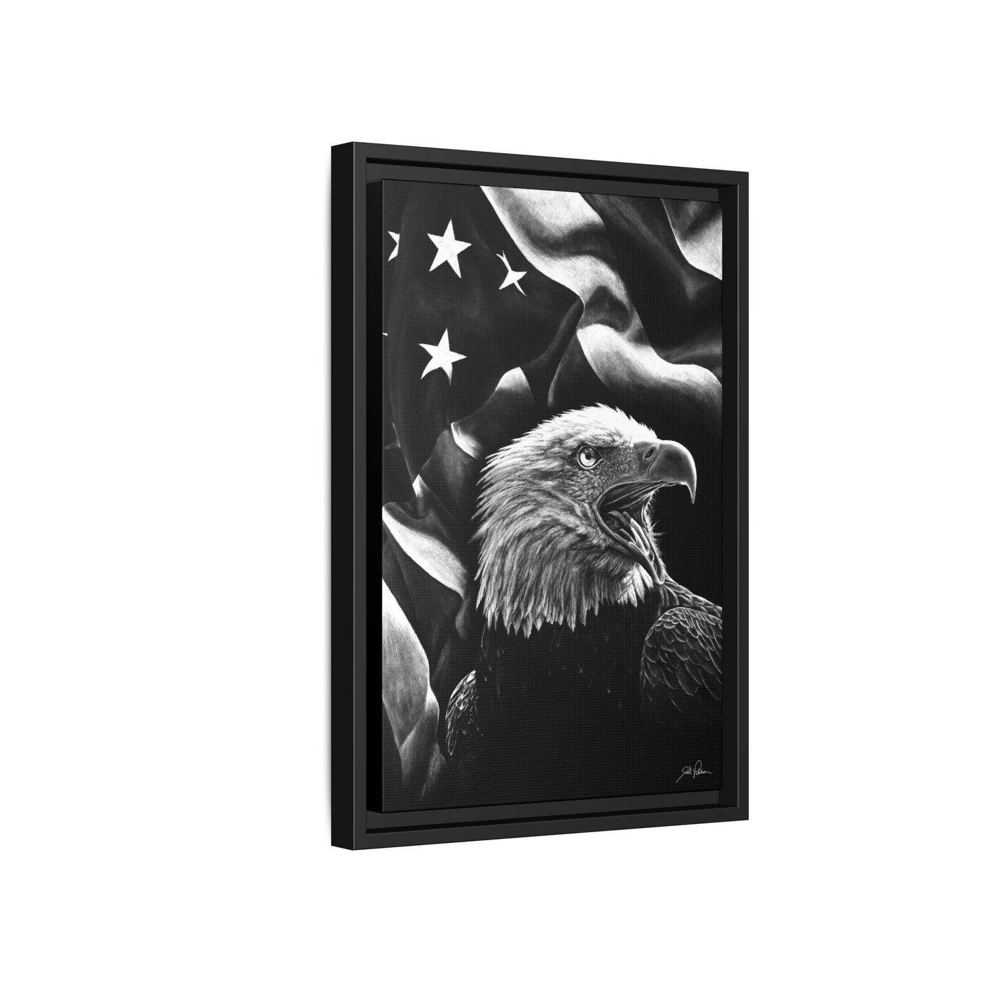 "American Eagle" Framed Canvas