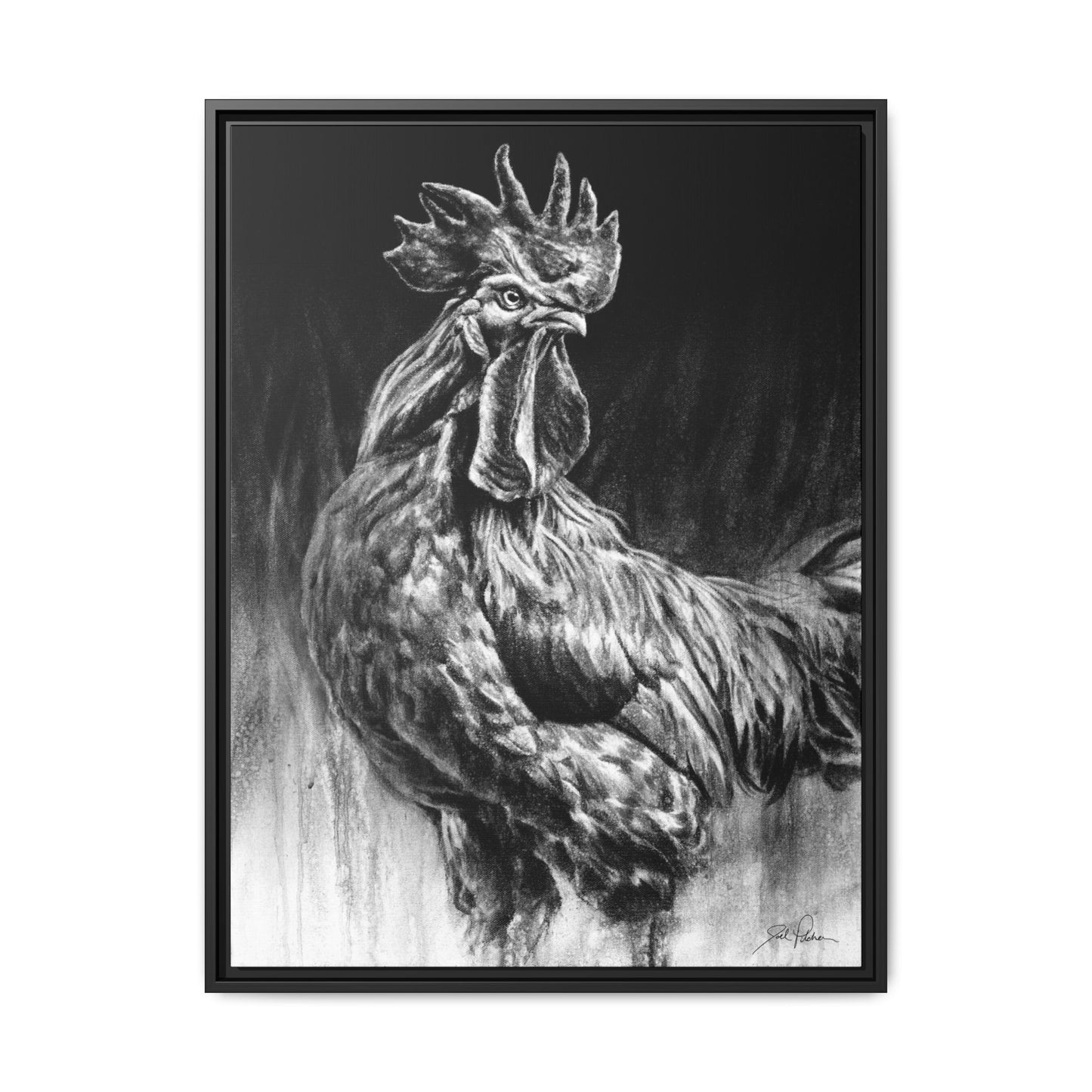 "Yard Boss" Framed Canvas