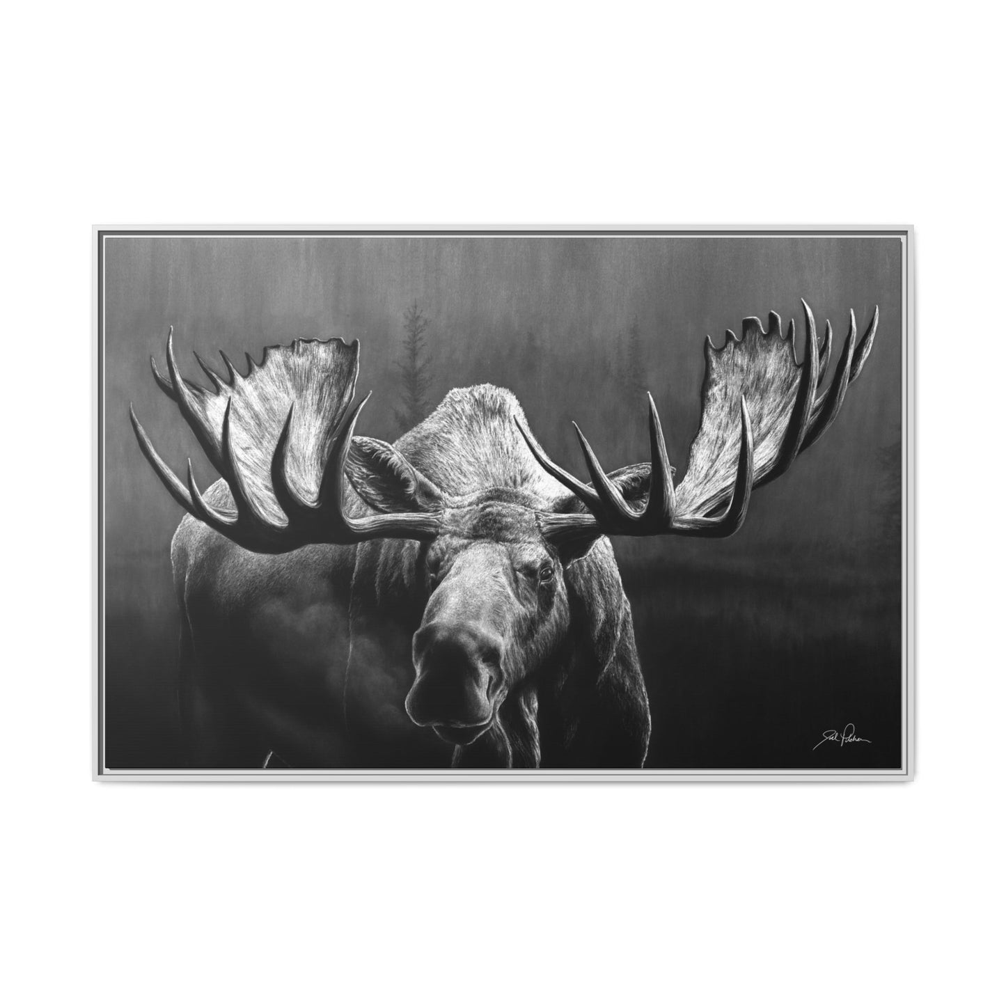 "Wide Load" Framed Canvas