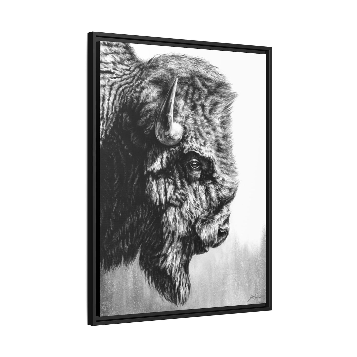 "Headstrong" Framed Canvas
