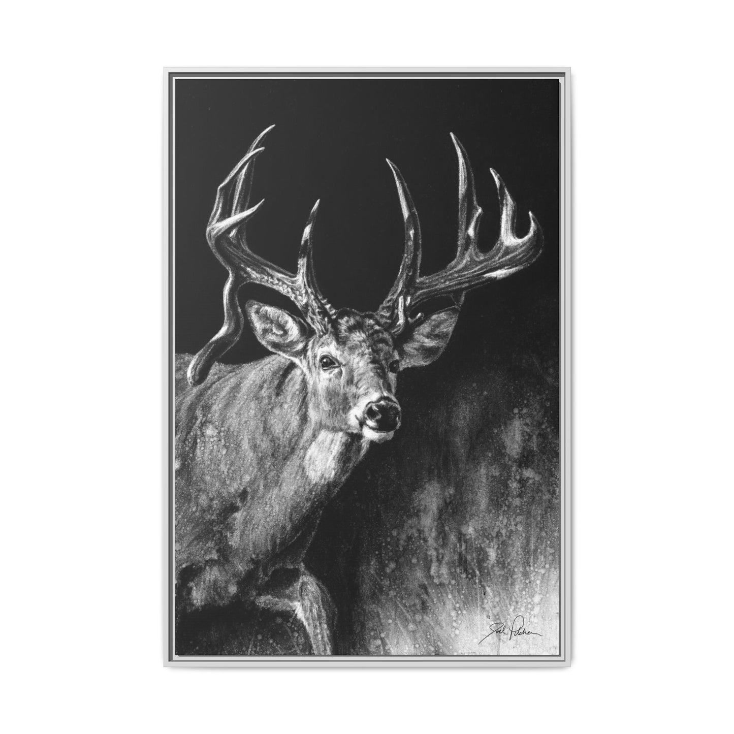 "Jaw Dropper" Framed Canvas