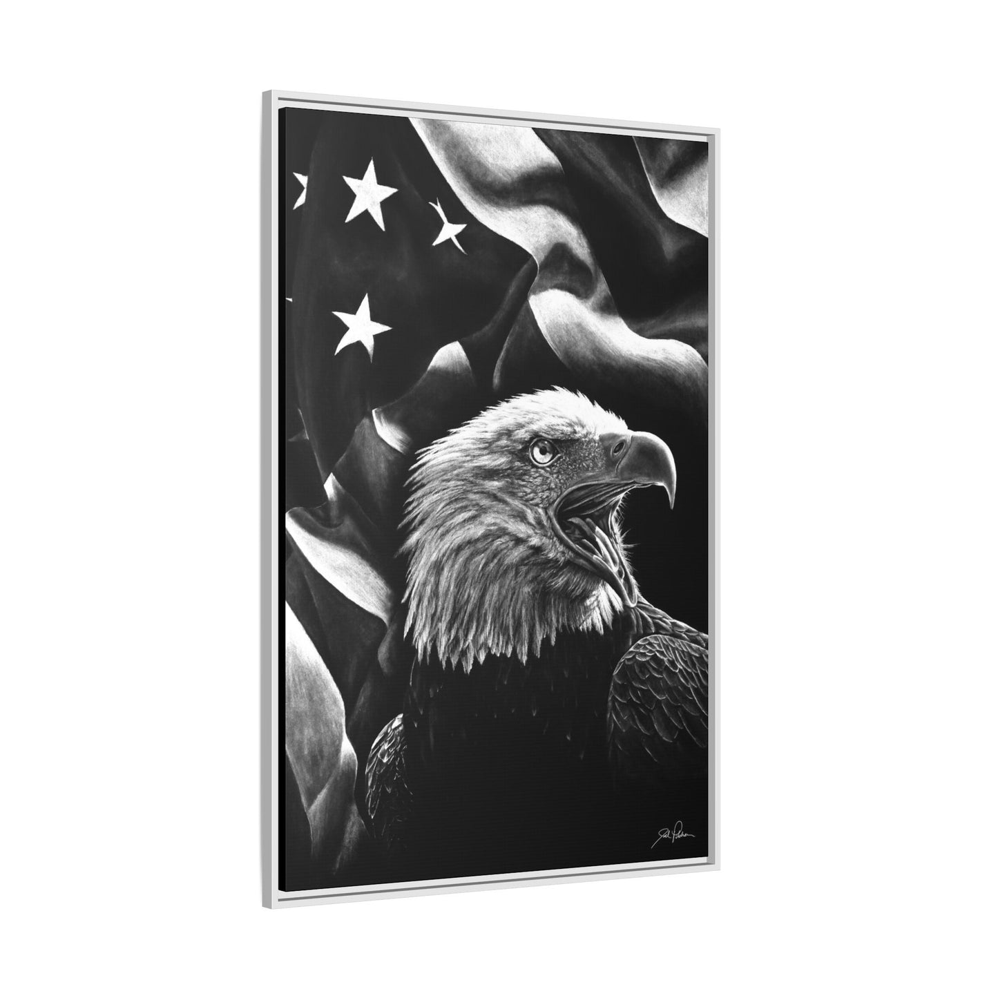 "American Eagle" Framed Canvas