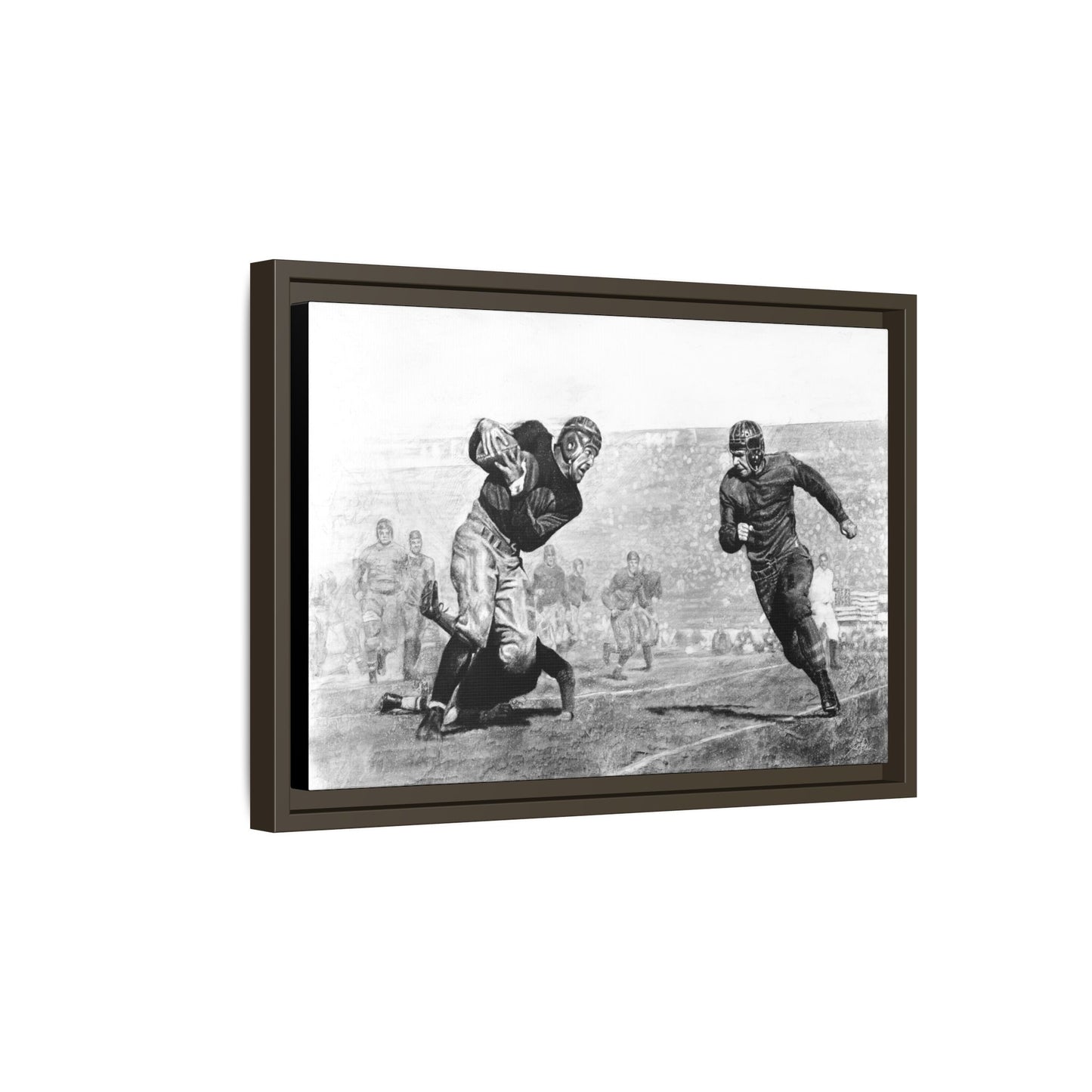 "Leatherheads" Framed Canvas