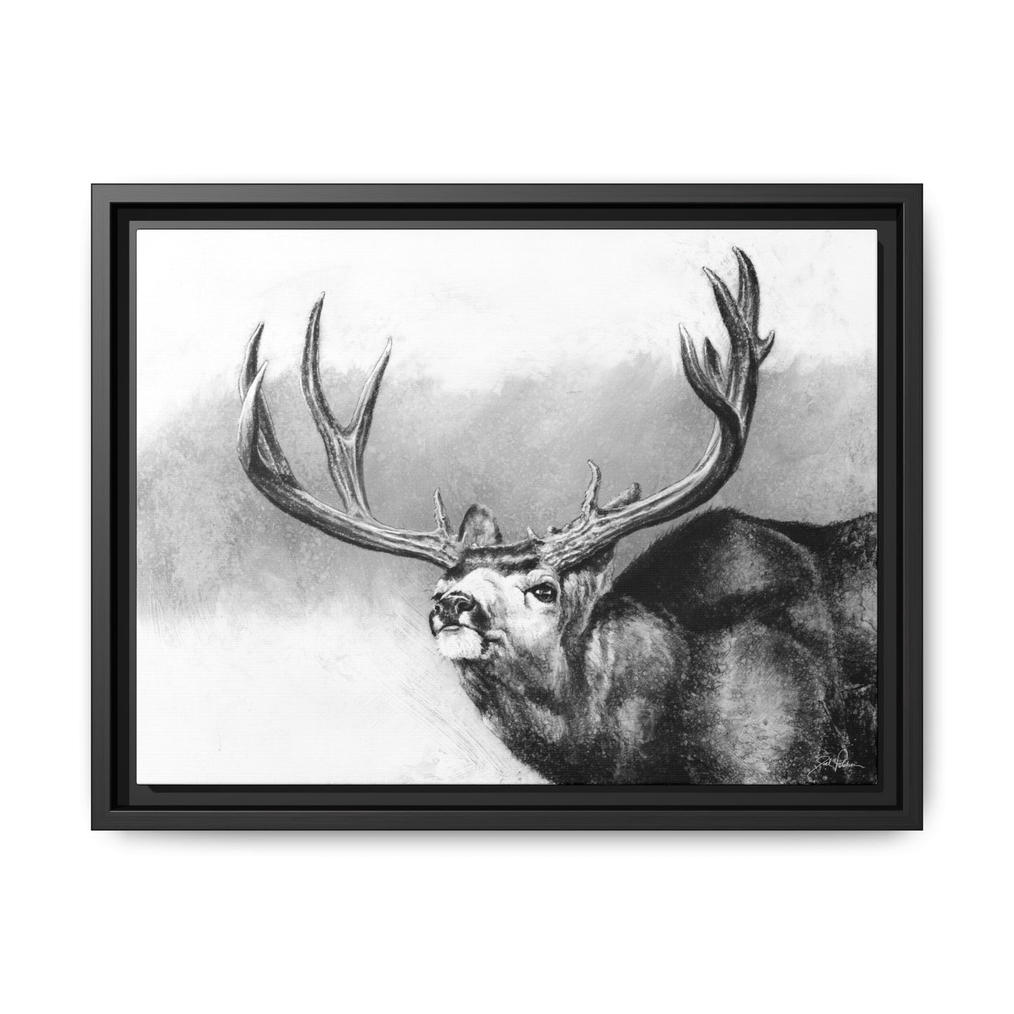 "Heavy & Wide" Framed Canvas