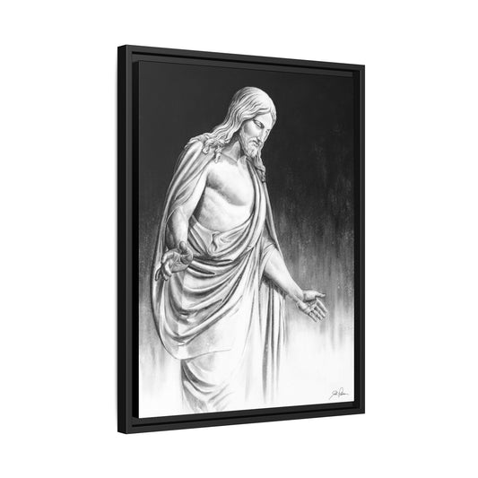 "Come Unto Me" Framed Canvas