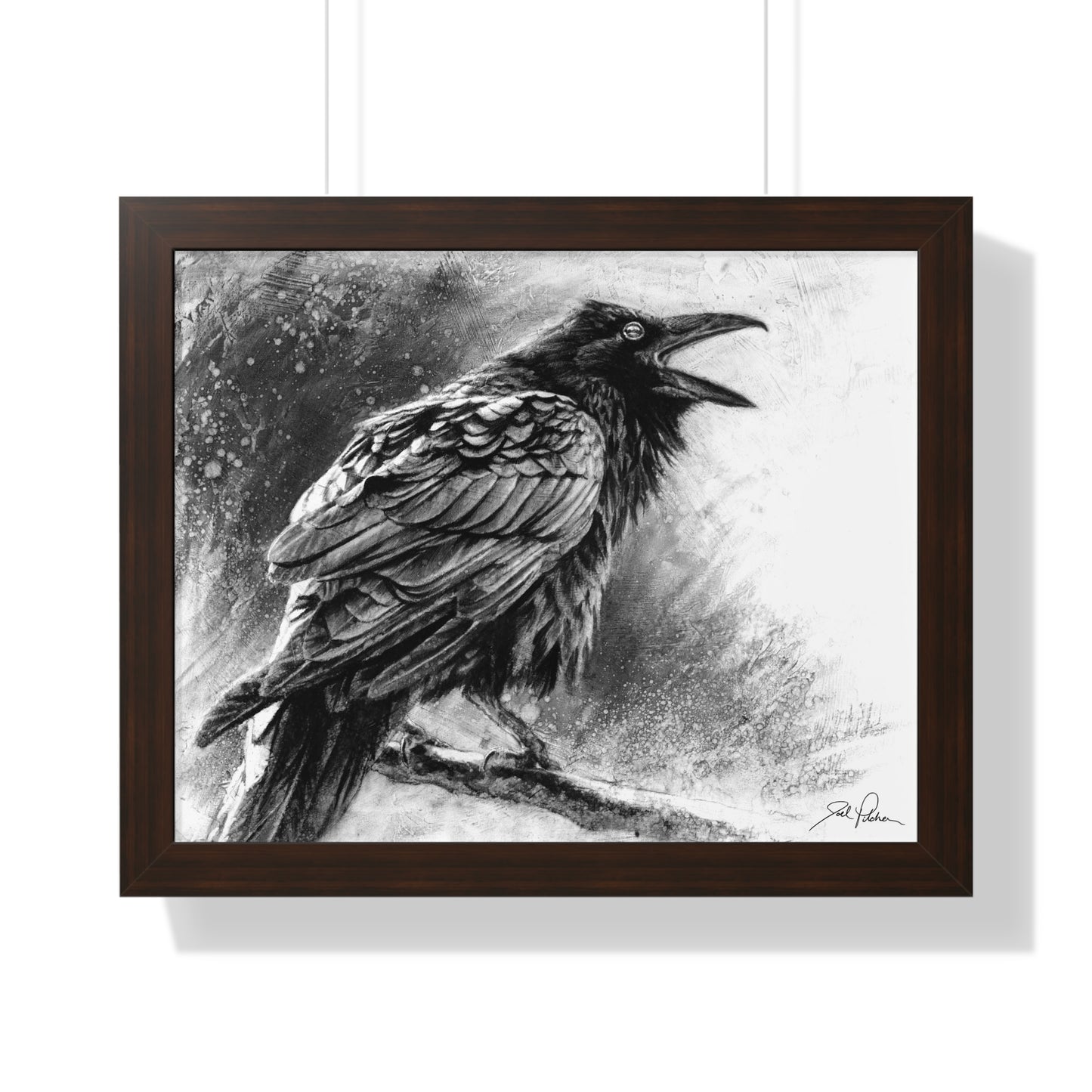 "Raven" Framed Paper Print