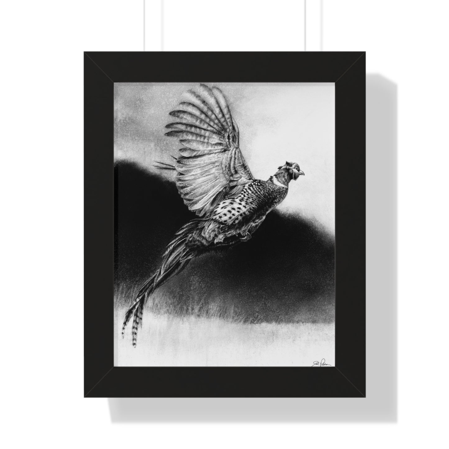 "Flushed" Framed Paper Print.