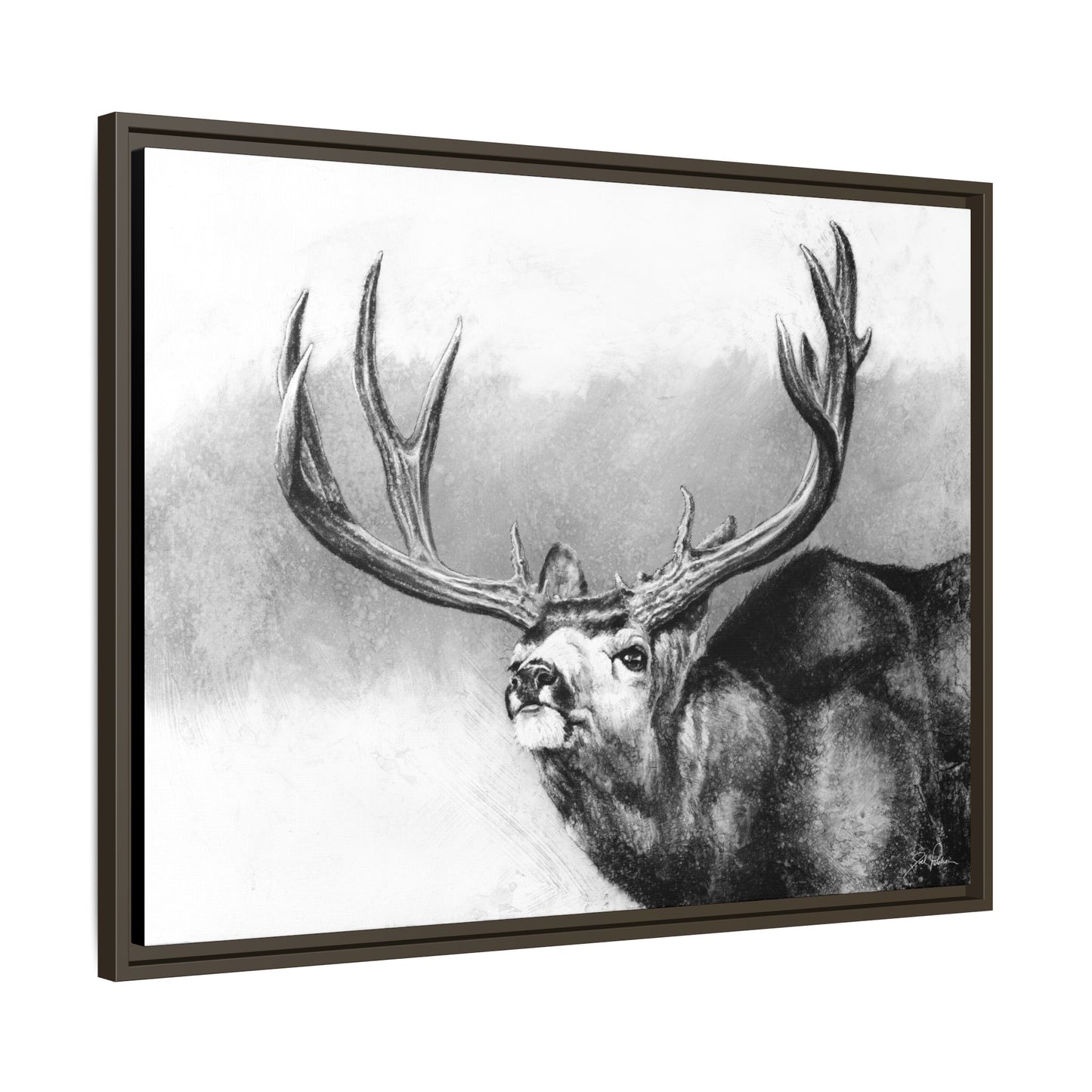"Heavy & Wide" Framed Canvas