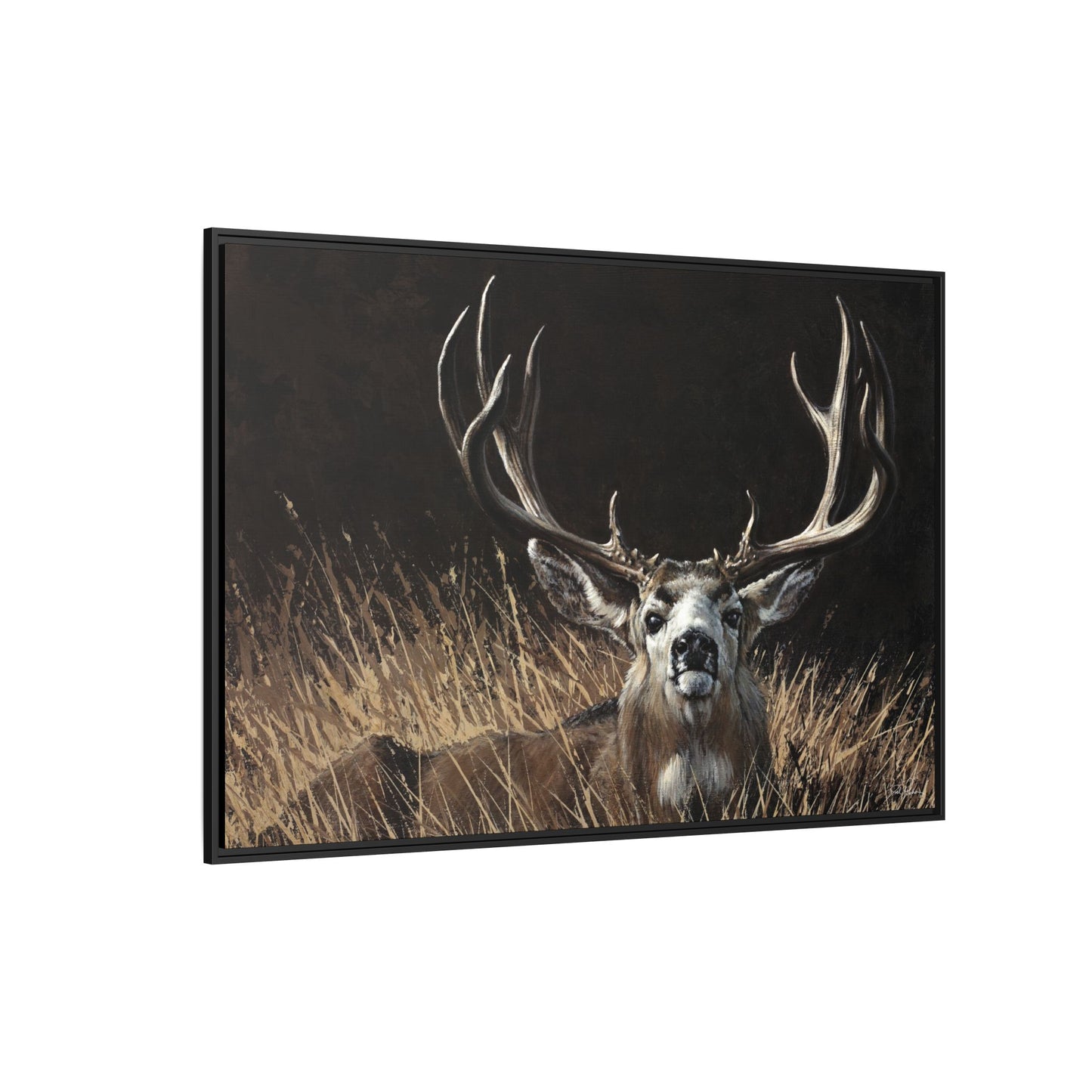 "Eye Contact" Framed Canvas