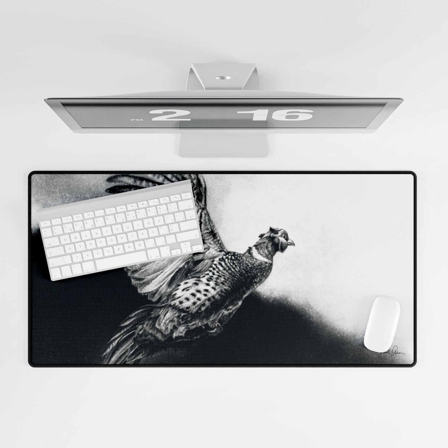 "Flushed" Mouse Pad