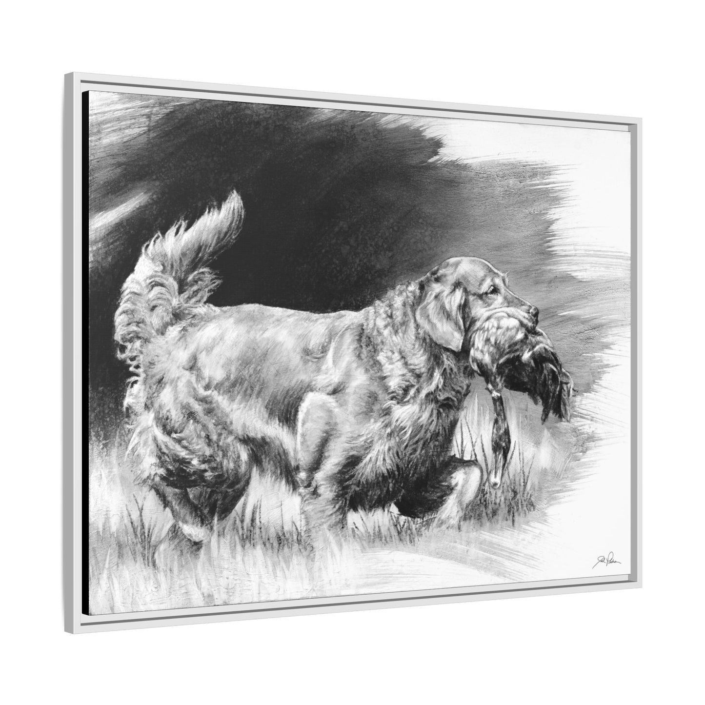 "Good Dog" Framed Canvas