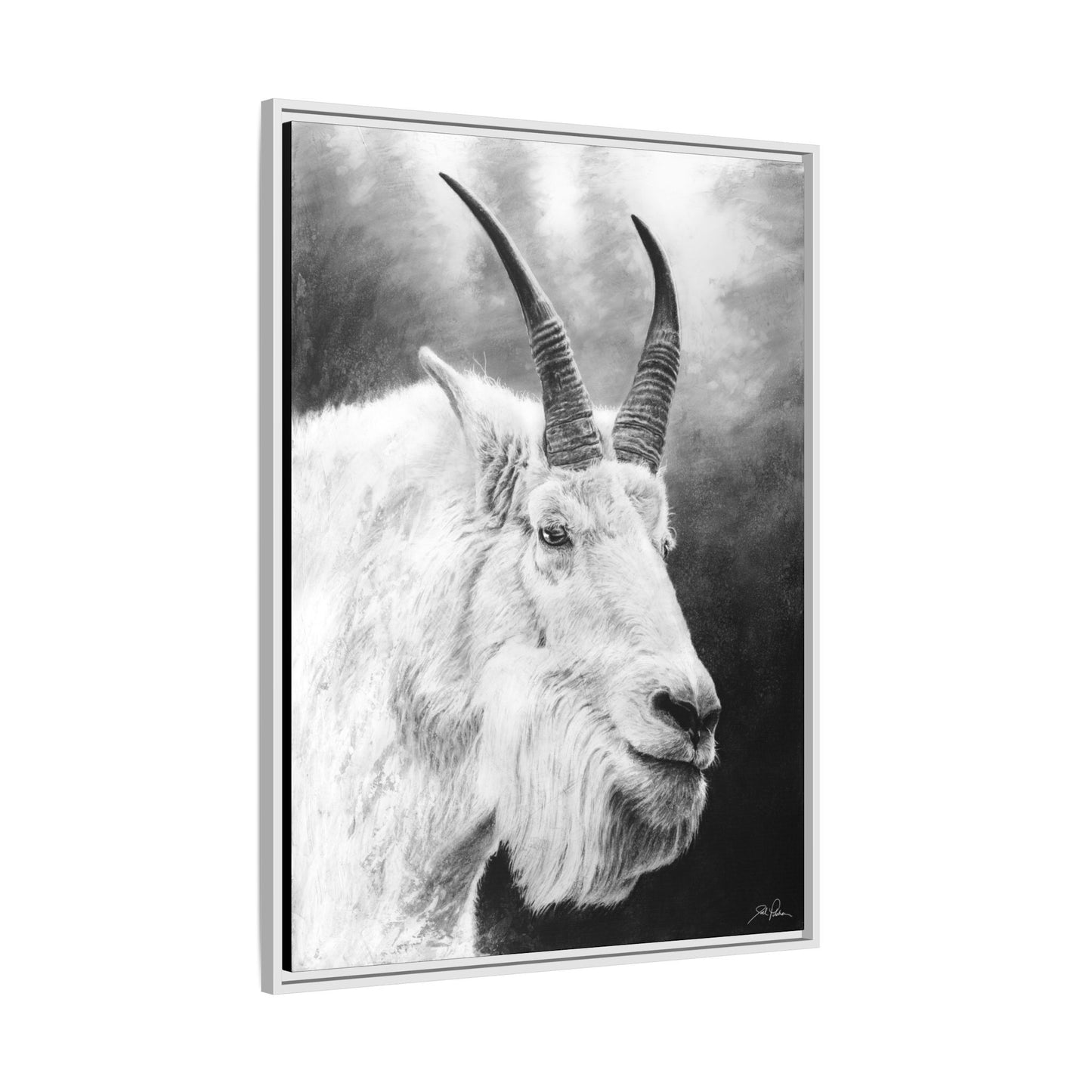 "G.O.A.T." Framed Canvas