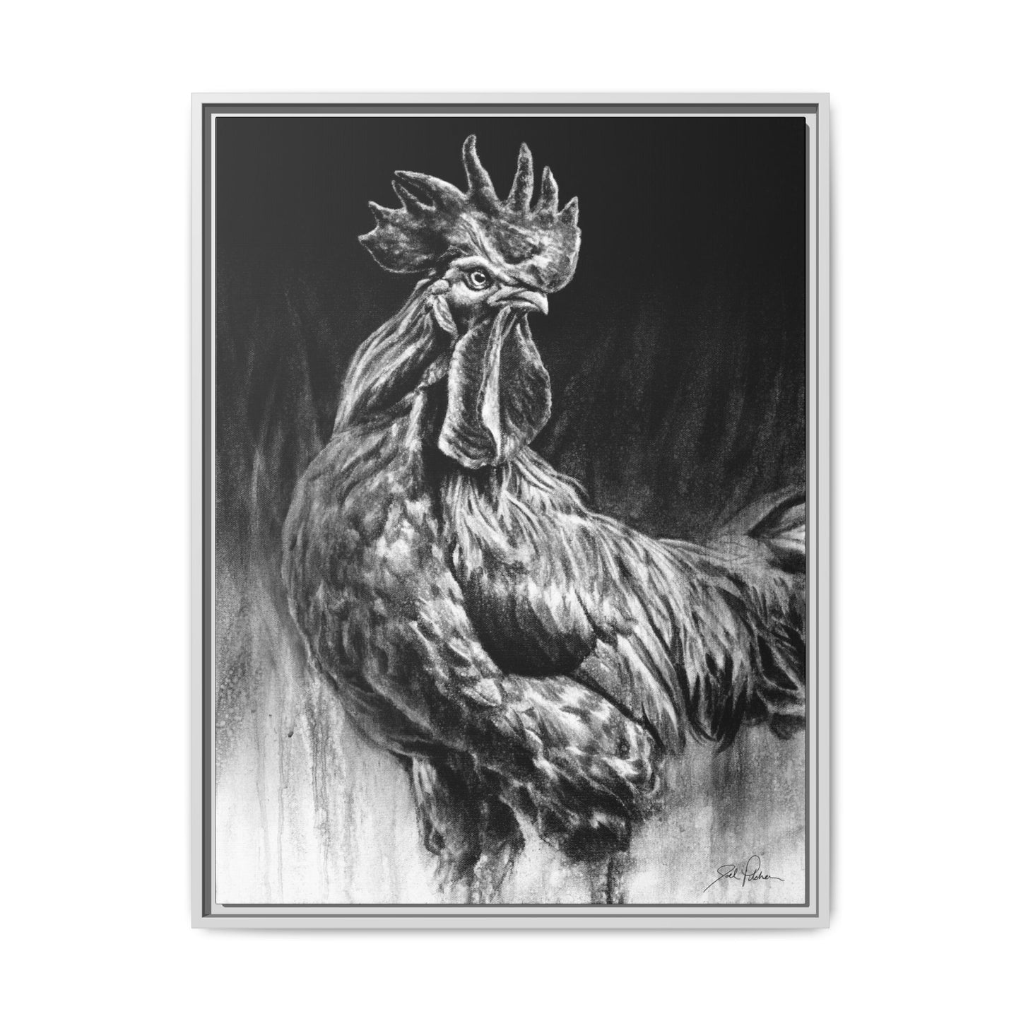 "Yard Boss" Framed Canvas