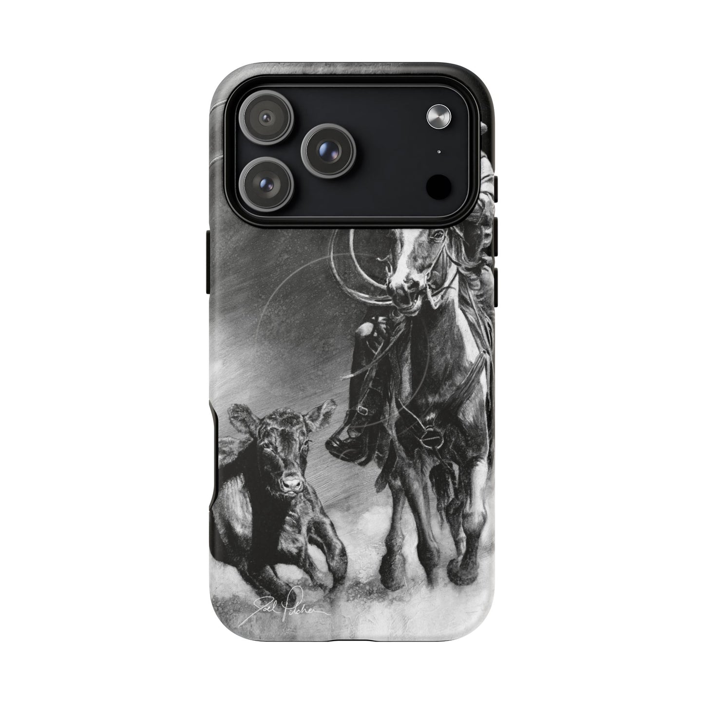 "Calf Roping" Magnetic Tough Case