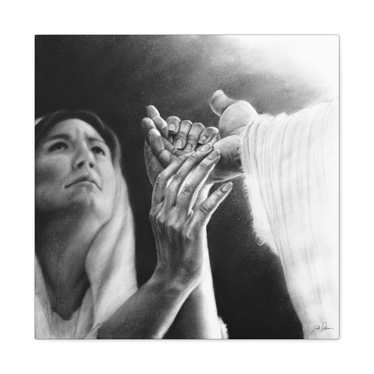 "Be of Good Comfort" Stretched Canvas