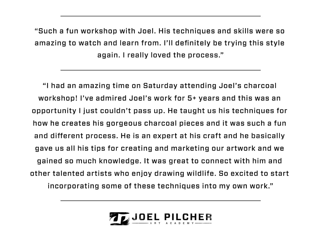 Online Charcoal Workshop - December 6th, 2025
