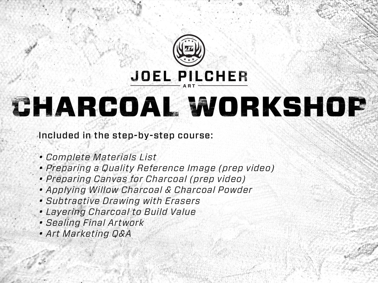 Online Charcoal Workshop - September 6th, 2025