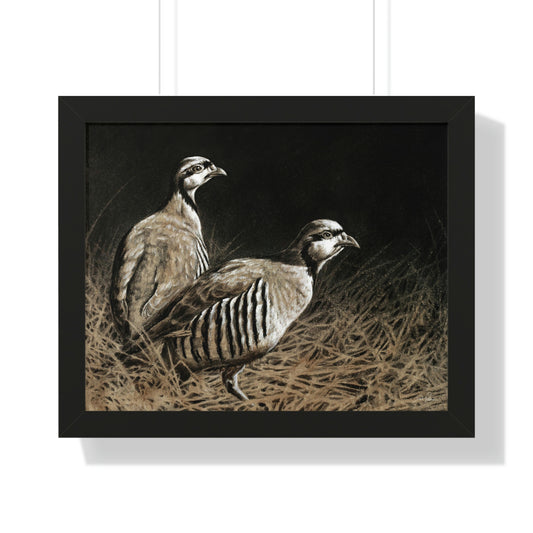"Chukars" Framed Paper Print