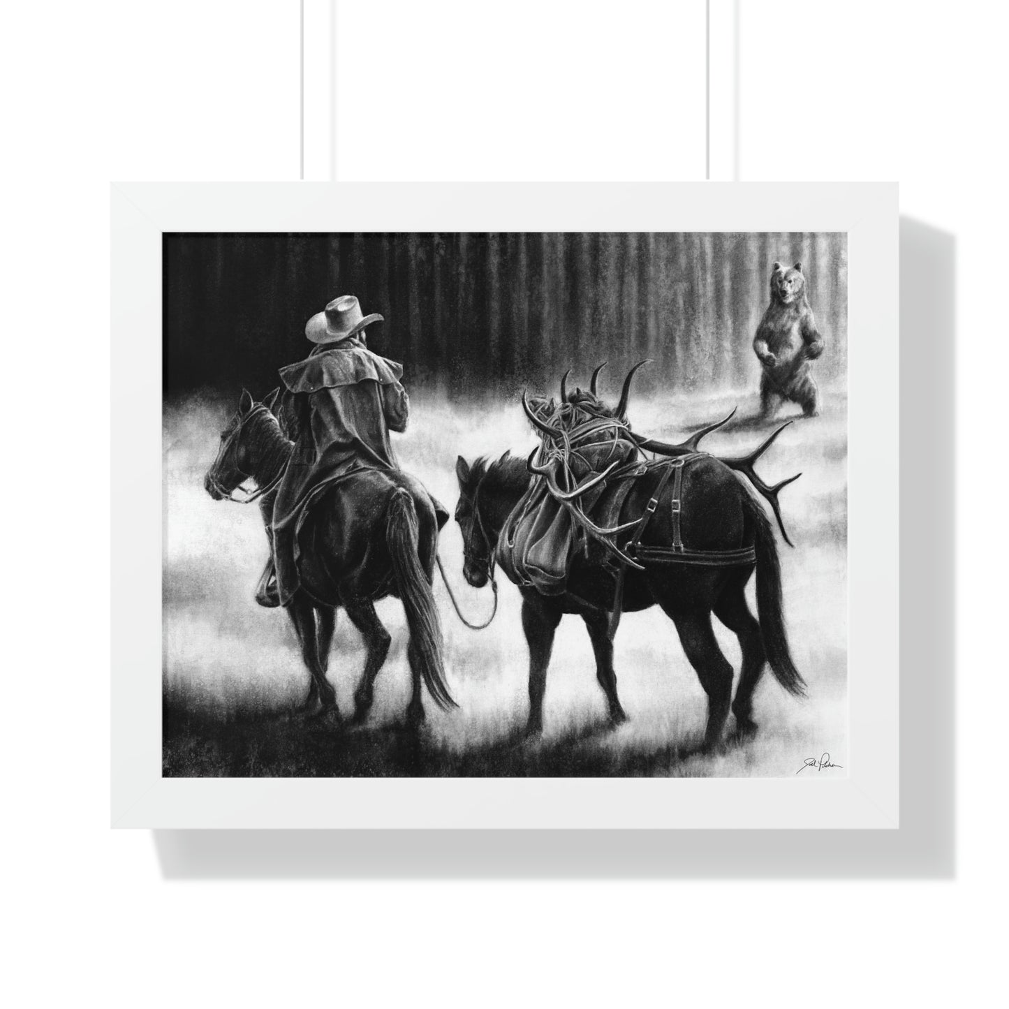 "Just Passin' Through" Framed Paper Print