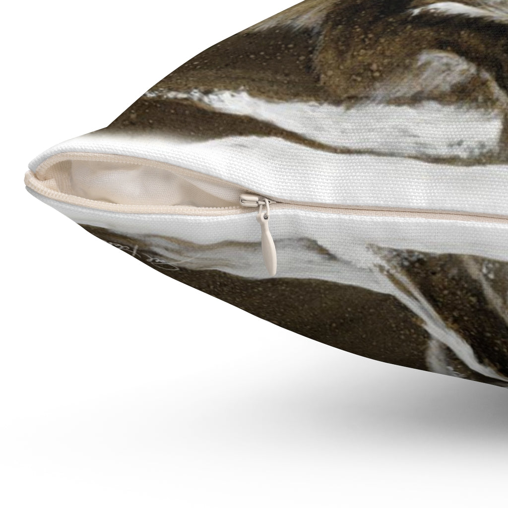 "Prowler" Square Pillow