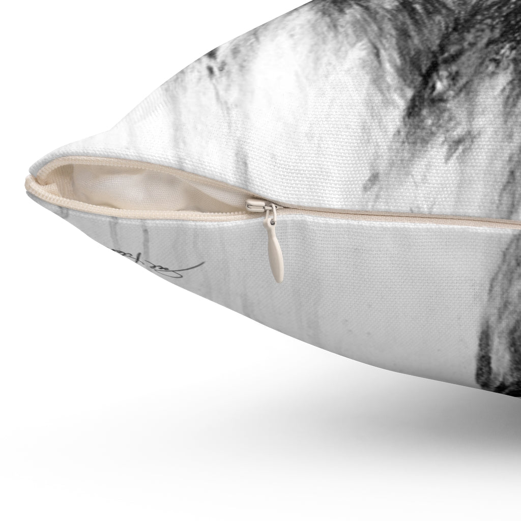 "Bull Moose" Square Pillow