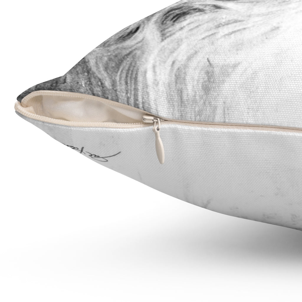 "Ol' Saint Nick" Square Pillow