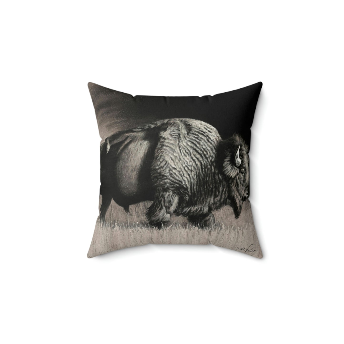 "Into the Storm" Square Pillow