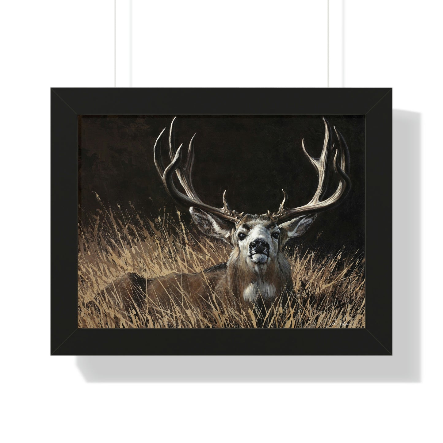 "Eye Contact" Framed Paper Print