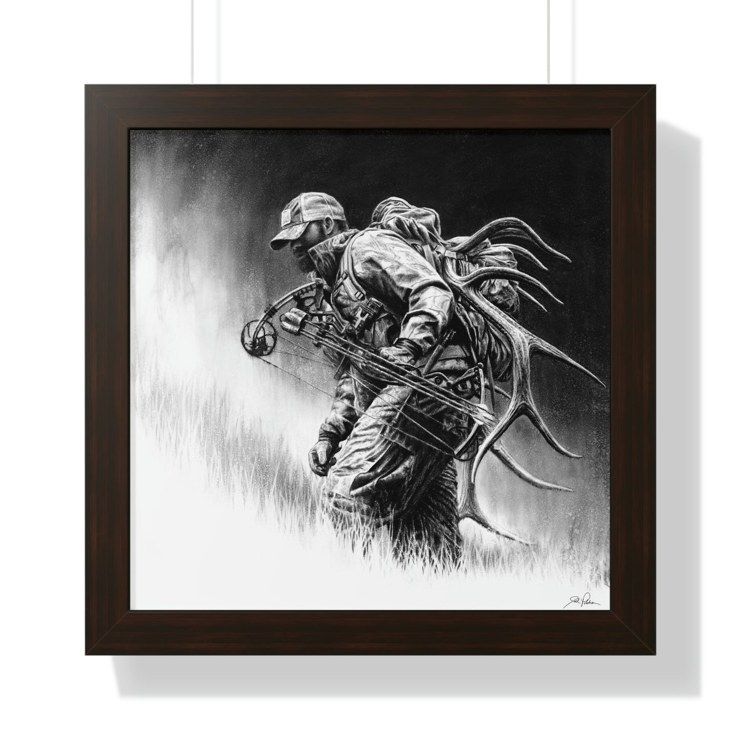 "Uphill Battle" Framed Paper Print