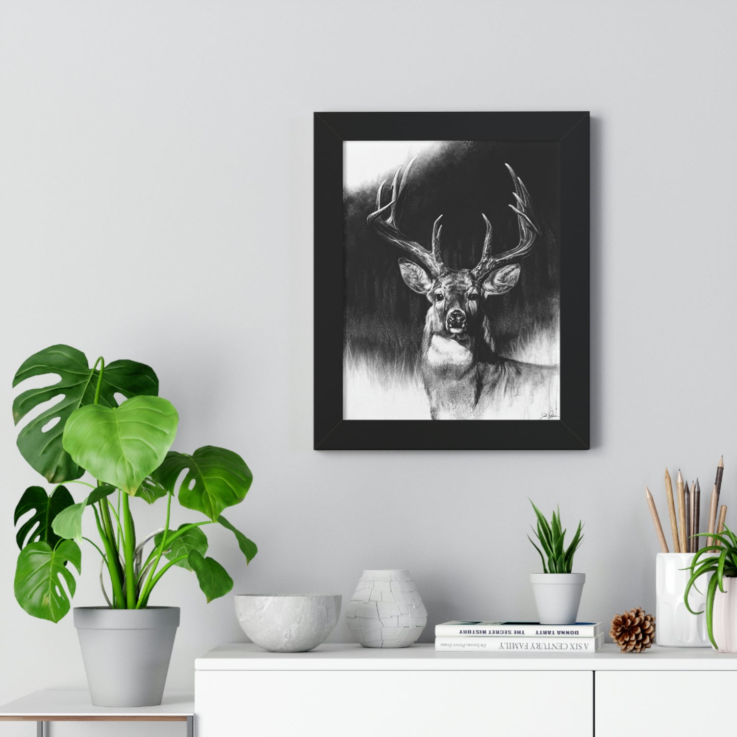"Whitetail" Framed Paper Print