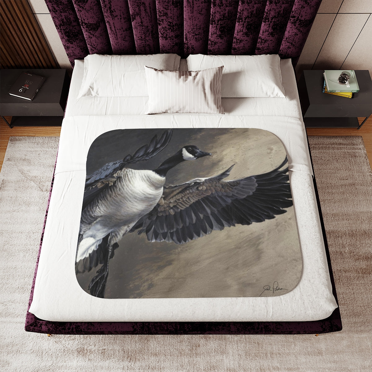 "Homeward Bound" Sherpa Blanket