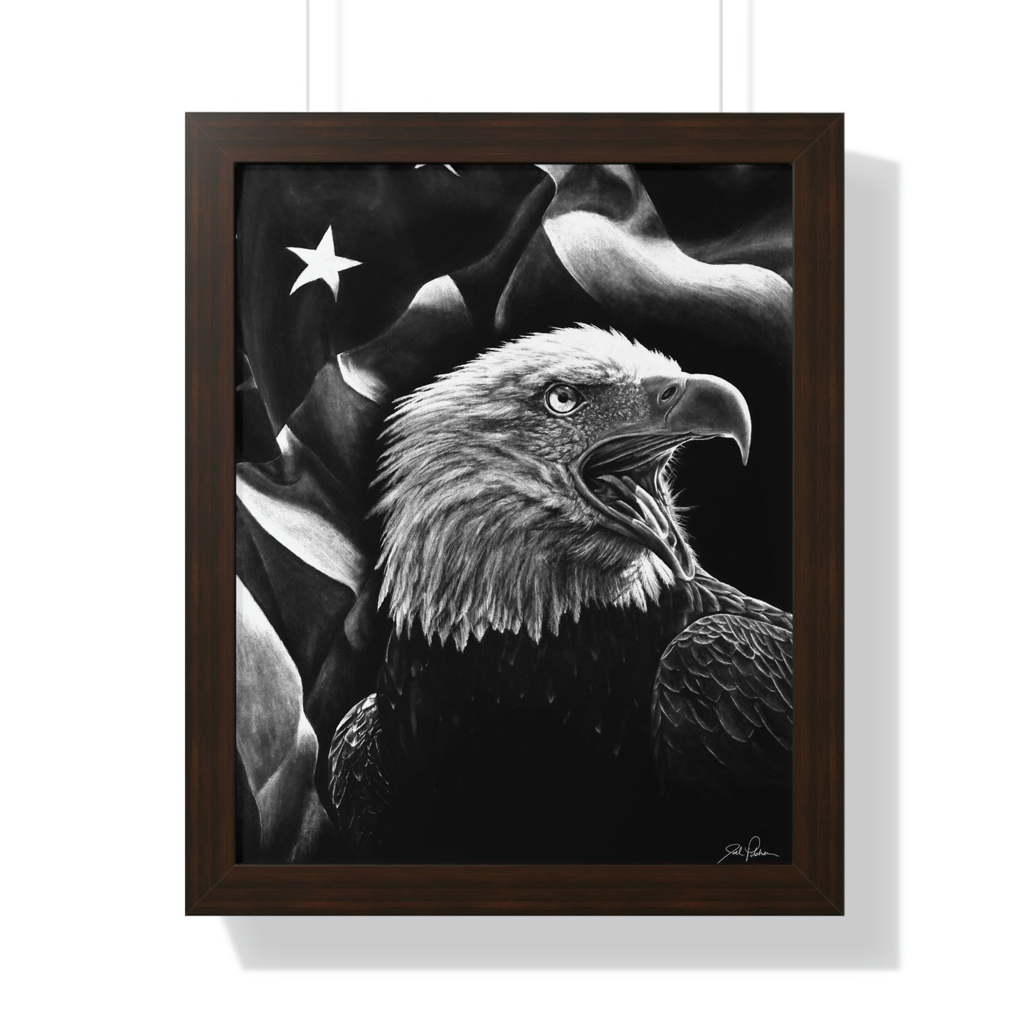 "American Eagle" Framed Paper Print