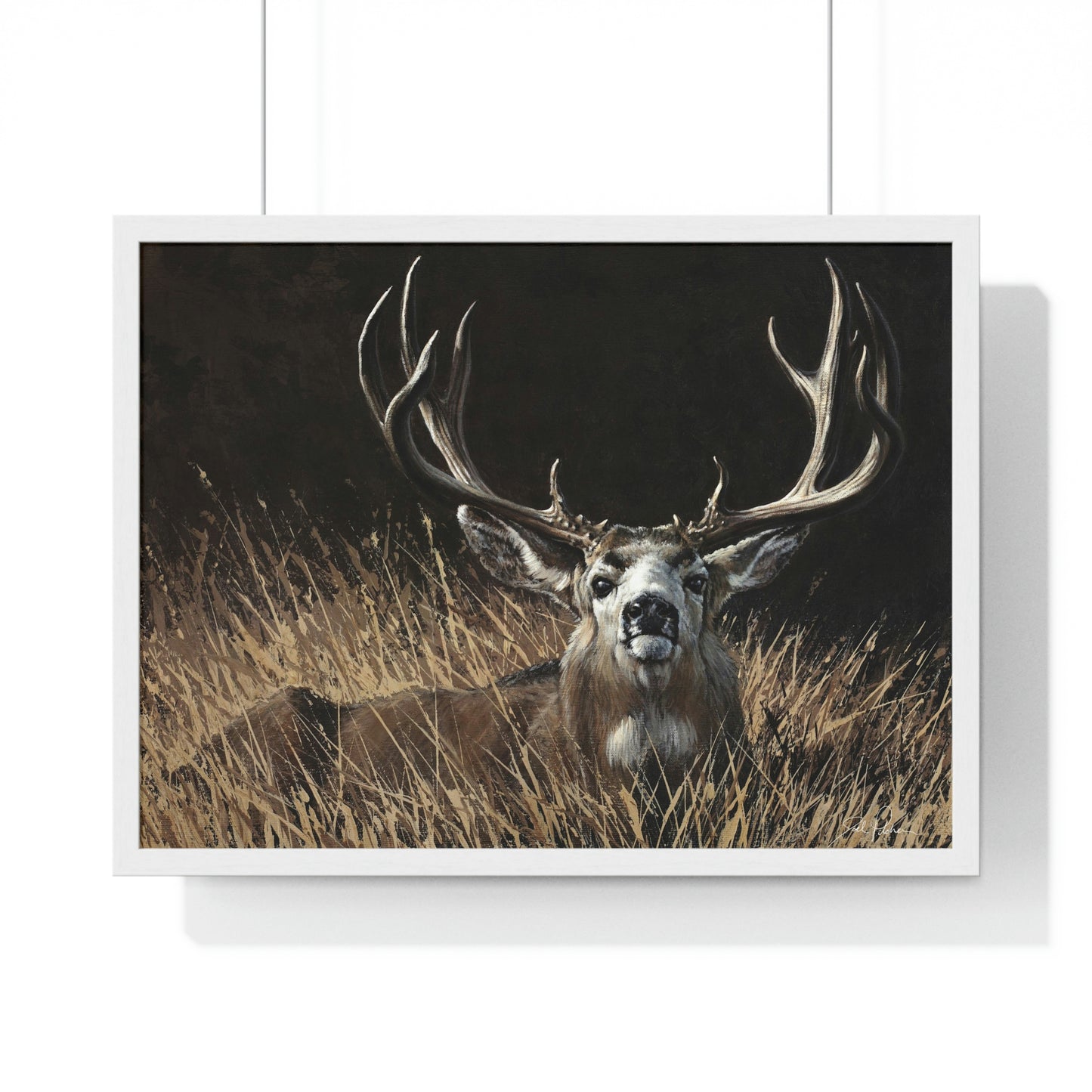 "Eye Contact" Premium Framed Print