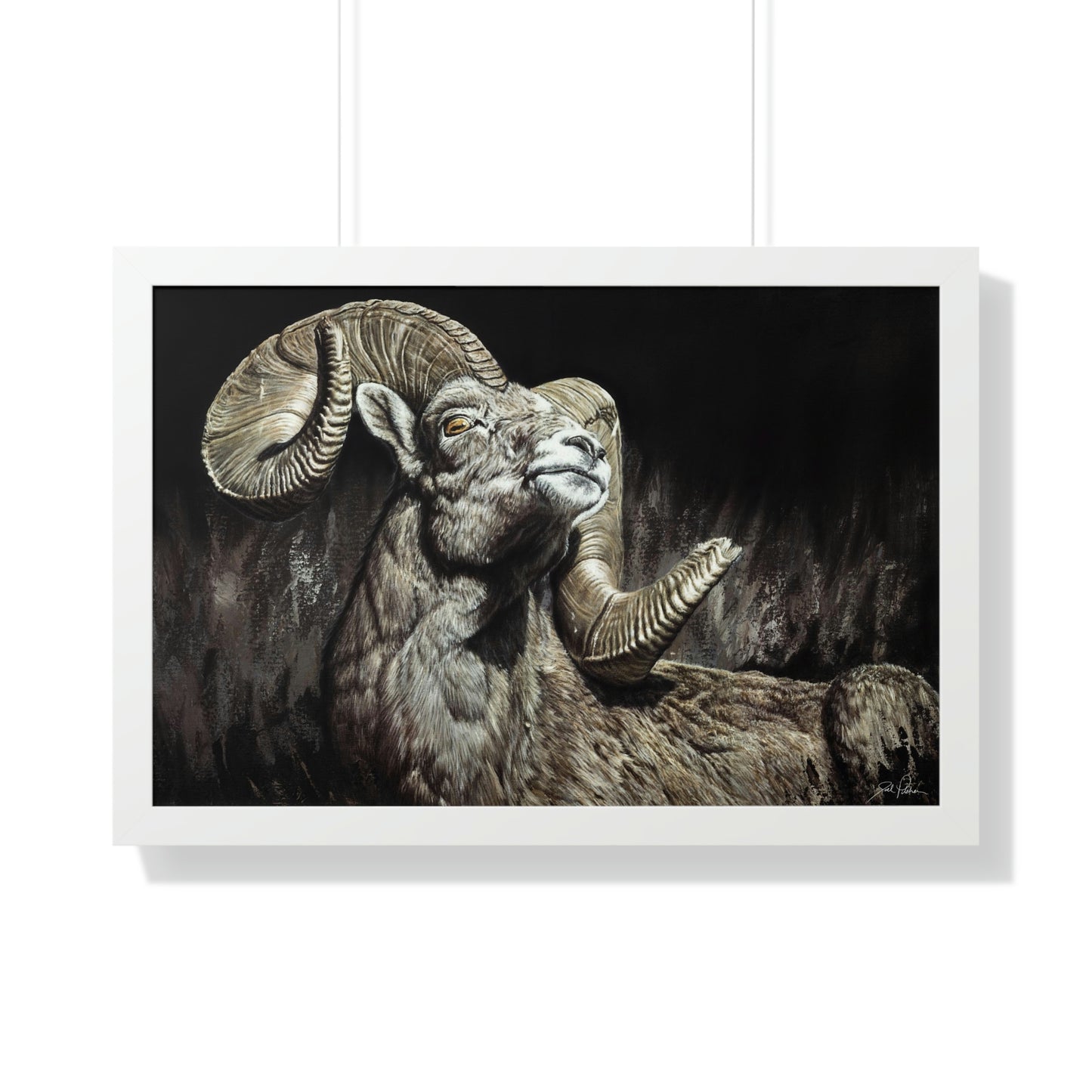 "Golden Eye" Framed Paper Print