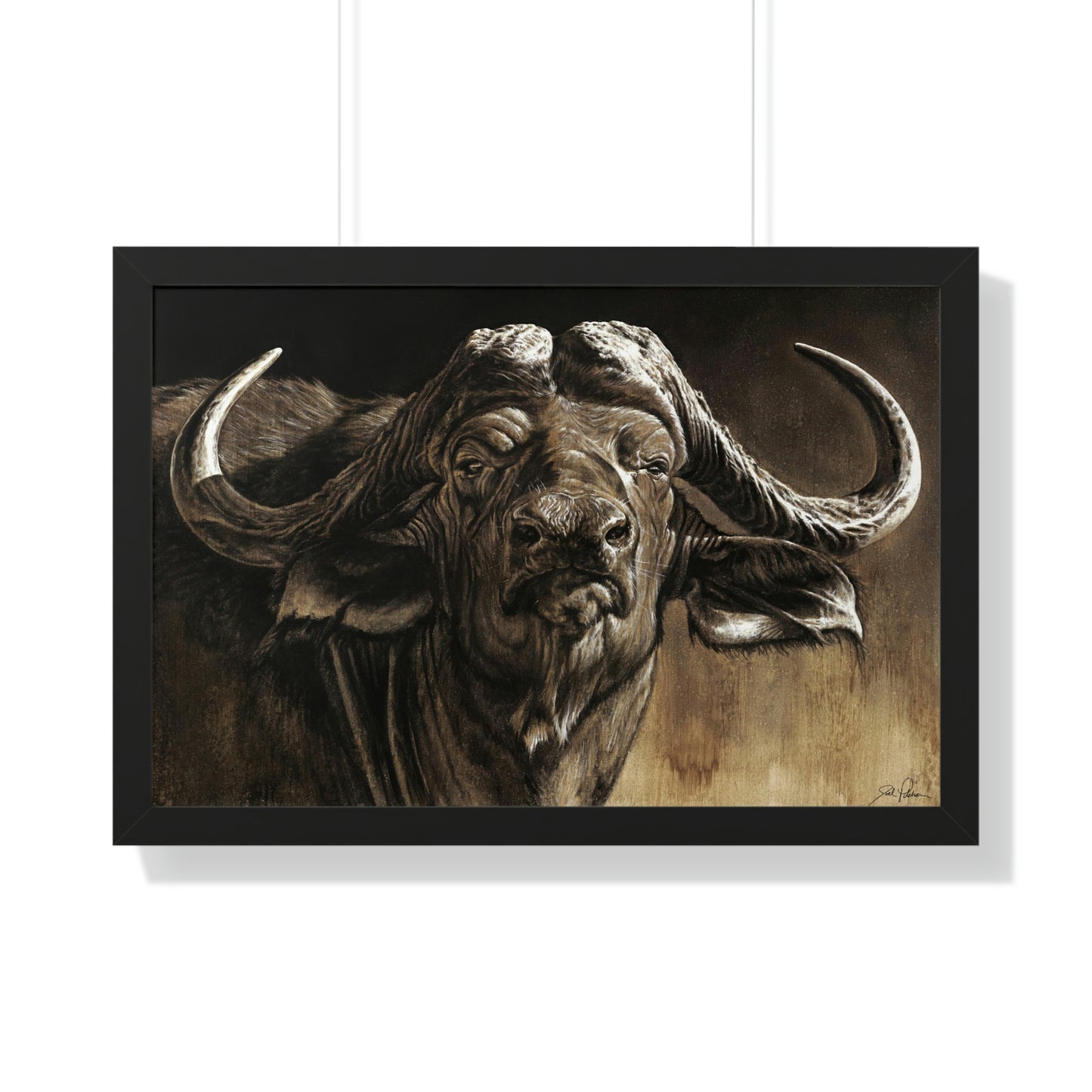"Debt Collector" Framed Paper Print