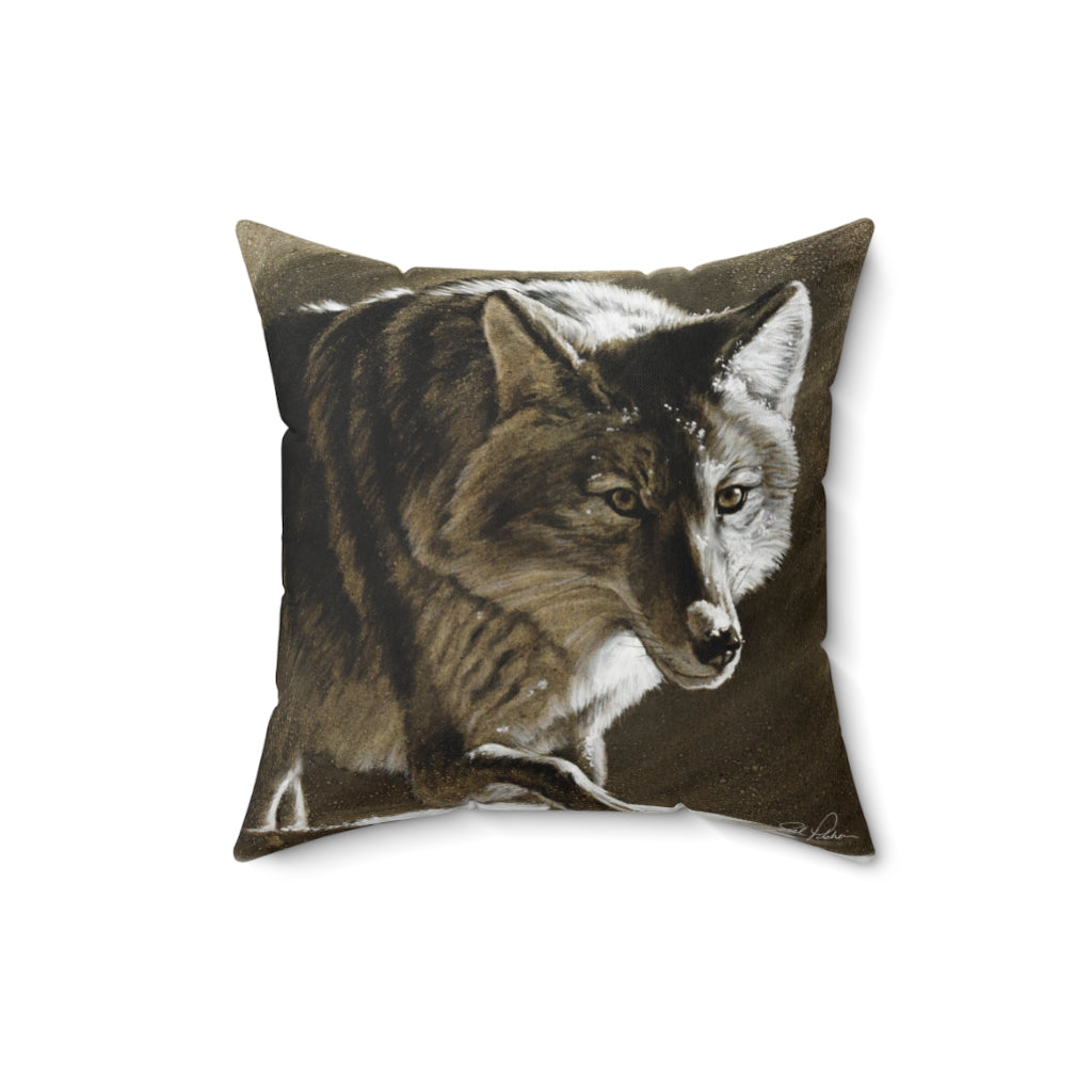 "Prowler" Square Pillow